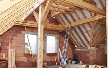 Gaunts End attic trusses
